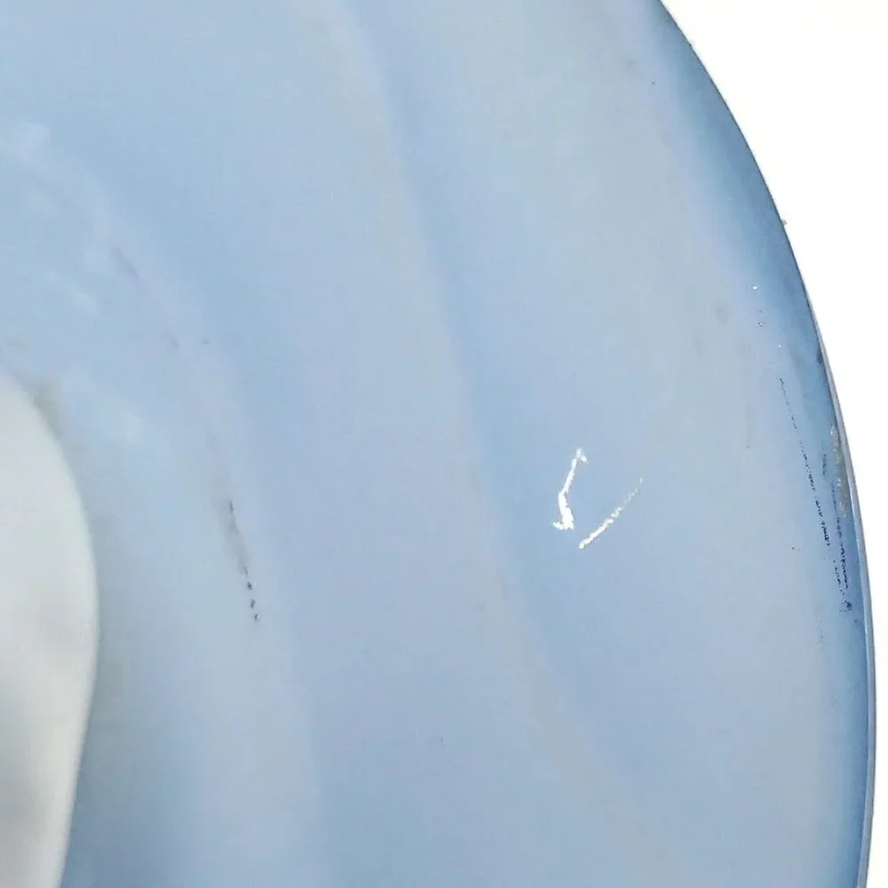 Dansk Handmade Blue Satin Glass Tealight Candle Holder